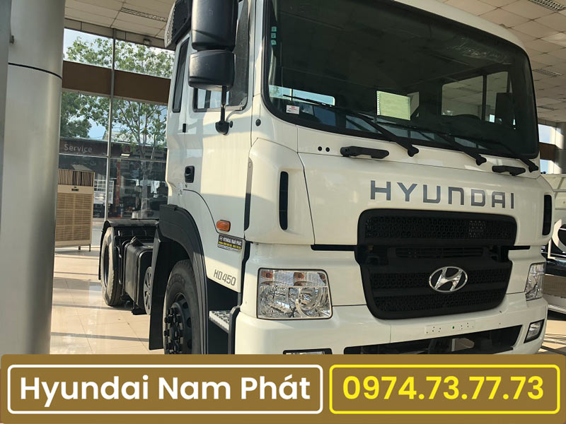 Xe Đầu Kéo Hyundai Một Cầu HD450 Nhập Khẩu